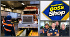 A photo of the workshop at BOSS TRUCK SHOP 