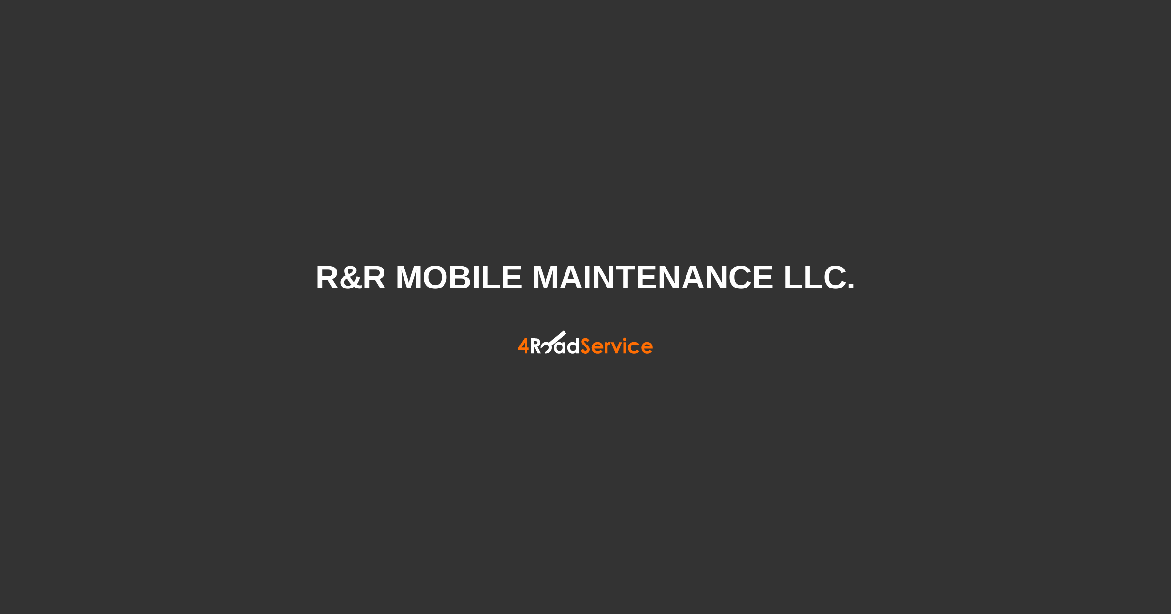 R&R MOBILE MAINTENANCE LLC. in Elko, NV ・ 4 Road Service