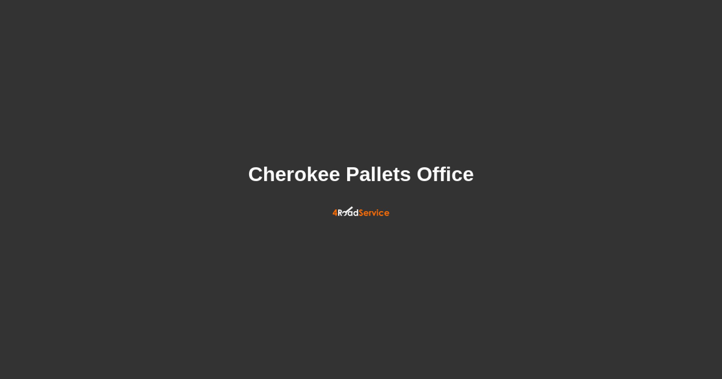 Cherokee Pallets Office in Gaffney, SC ・ 4 Road Service
