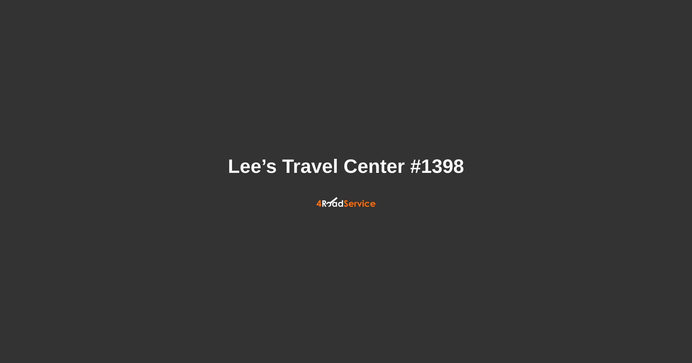 Lee's Travel Center #1398 in Knoxville, TN ・ 4 Road Service