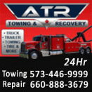 ATR TOWING & RECOVERY and TRUCK REPAIR logo