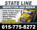 STATE LINE INSPECTION AND REPAIR logo