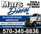 MARS DIESEL TRUCK & EQUIPMENT REPAIR MOBILE logo