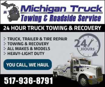 MICHIGAN TRUCK TOWING & ROADSIDE SERVICE Logo