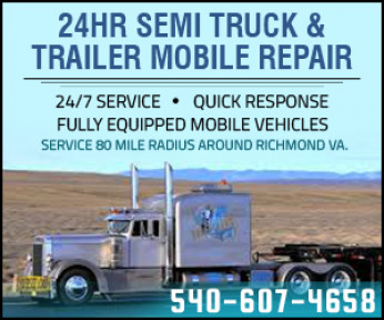 24HR Semi Truck & Trailer Mobile Repair Logo
