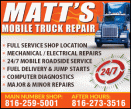 Matt's Mobile Truck & Trailer Repair logo