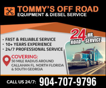 Tommy's Off Road Equipment and Diesel Service Logo