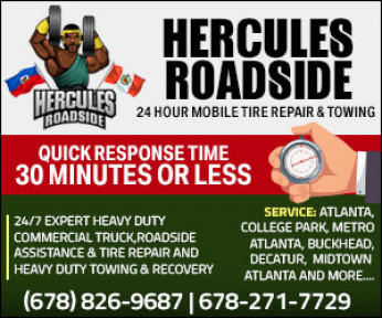 HERCULES ROADSIDE 24HR MOBILE TIRE RPR/TOWING Logo