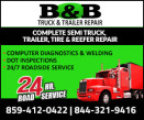 B & B TRUCK & TRAILER LLC. logo