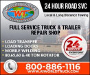 A-1 WORLD TRUCK  TOWING  & RECOVERY logo
