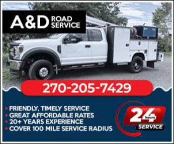 A & D ROADSIDE SERVICES + HEAVY DUTY TOWING Logo