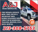 A&J ROAD SERVICE INC- EXPERT TIRE REPAIR logo