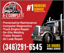 A-Z COMPLETE TRUCK  AND TRAILER REPAIR logo