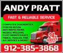 ANDY PRATT MOBILE MECHANIC logo