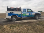 The B & C TOWING & REPAIR service vehicle A photo of the B & C TOWING & REPAIR service truck