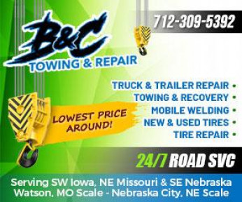 B & C TOWING & REPAIR Logo