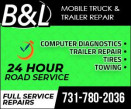 B&L MOBILE TRUCK REPAIR logo