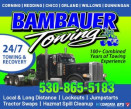 Bambauer Towing Service logo
