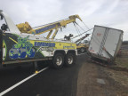 A photo of Bambauer Towing Service in action.