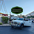 The BATTLE READY ROADSIDE, LLC. service vehicle A photo of the BATTLE READY ROADSIDE, LLC. service truck