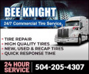 BEE KNIGHT 24/7 TIRE SERVICE LLC. logo