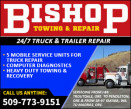 BISHOP TOWING AND REPAIR - FULL SERVICE SHOP logo