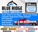 Blue Ridge Truck Service, LLC + Heavy Towing logo
