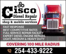 CISCO DIESEL REPAIR logo