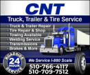 CNT TRUCK, TRAILER, & TIRE SERVICE logo