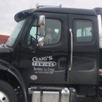 The CRAIG'S TOWING service vehicle A photo of the CRAIG'S TOWING service truck