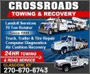 CROSSROADS TOWING & RECOVERY logo