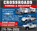 CROSSROADS TOWING & RECOVERY logo