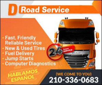 D TIRE and ROAD SERVICE - Mobile 210-336-0683 Logo