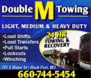 DOUBLE M TOWING logo