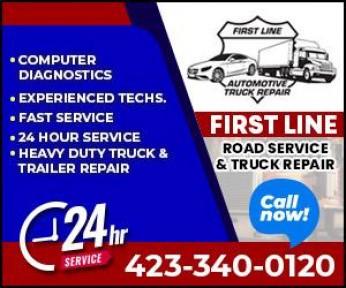 FIRST LINE ROAD SERVICE AND TRUCK REPAIR Logo