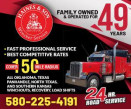 HAINES WRECKER SERVICE logo