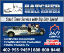 HATCHER MOBILE SERVICES logo