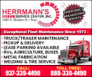 HERRMANN'S SERVICE CENTER INC. logo