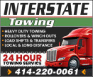 INTERSTATE TOWING logo