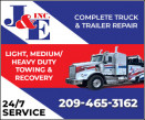 J&E TRUCK SERVICE & REPAIR *HEAVY DUTY TOWING logo