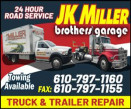 J.K.MILLER BROS GARAGE LLC. logo