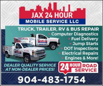 JAX 24 MOBILE SEMI TRUCK REPAIR LLC. Logo