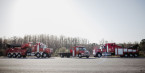 A photo of the workshop at Kenda Truck Center 