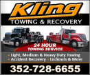 KLING TOWING & RECOVERY logo