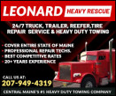 LEONARD HEAVY RESCUE - ROADSIDE REPAIR logo