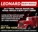 LEONARD HEAVY RESCUE - ROADSIDE REPAIR logo