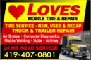 Loves 24 Hour Mobile Tire & Repair logo
