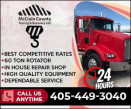 McCLAIN COUNTY TOWING & RECOVERY LLC. logo