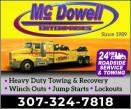 McDOWELL ENTERPRISES logo