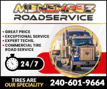 MENENDEZ ROAD SERVICE - OUR SPECIALTY TIRES! Logo